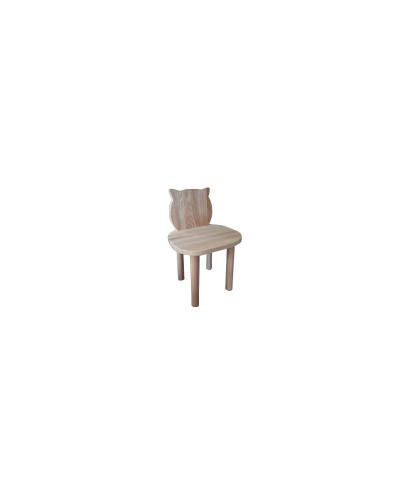 Krzesełko Z Litego Drewna Dla Dziecka